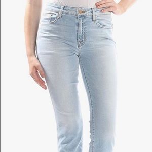 New!
Sanctuary
Modern Standard Straight Capri Jeans. Color light blue
